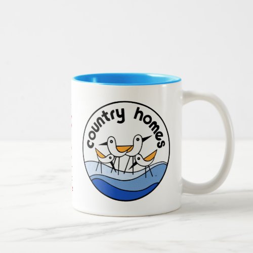 Country Homes Logo Two_Tone Coffee Mug