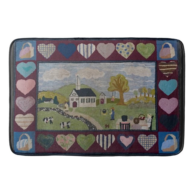 Country Hooked Rug (Front)