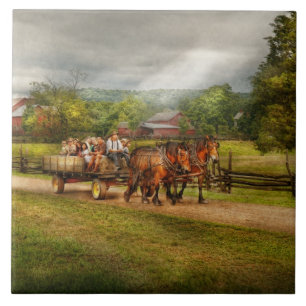 Country - Horse - Life's Pleasures Tile