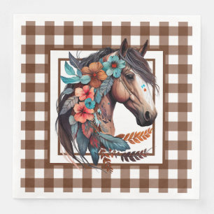 Country Horse Paper Dinner Napkins