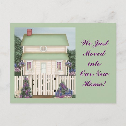 Country House Postcards - We Just Moved.... | Zazzle.com