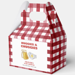 Country Huggies Chuggies Beer Diaper Baby Shower  Favor Boxes