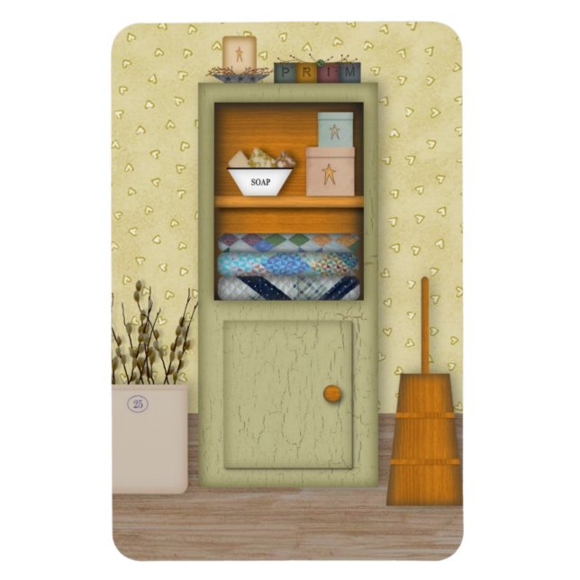 Country Hutch Premium Magnet (Vertical)