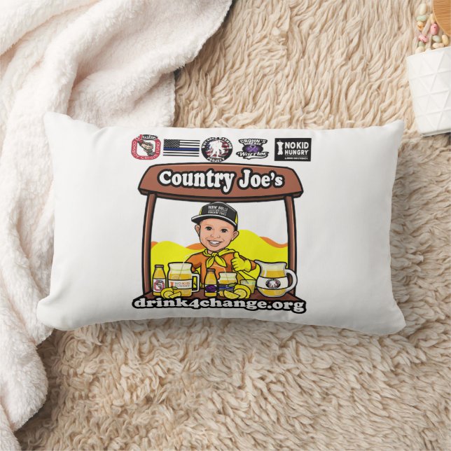 Country Joes Lemonade Lumbar Pillow (Blanket)