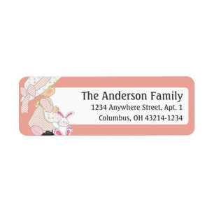 Country Kids Easter Time design 6 Address Labels
