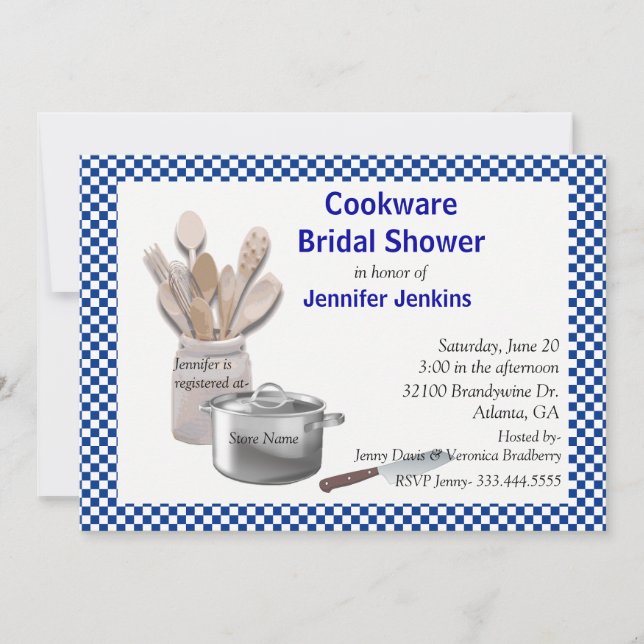 Country Kitchen Bridal Shower Invitation (Front)