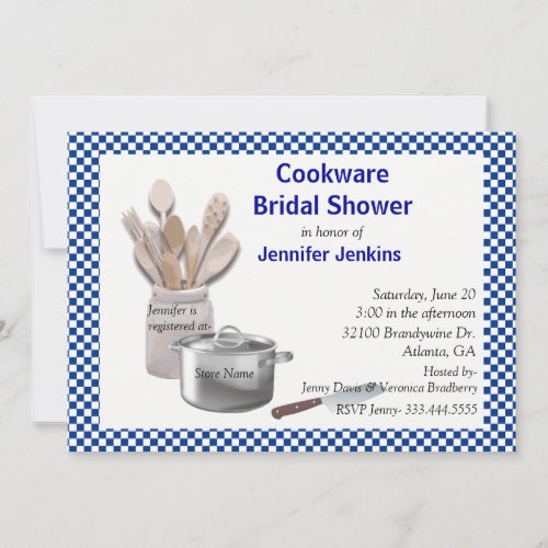 Country Kitchen Bridal Shower Invitation