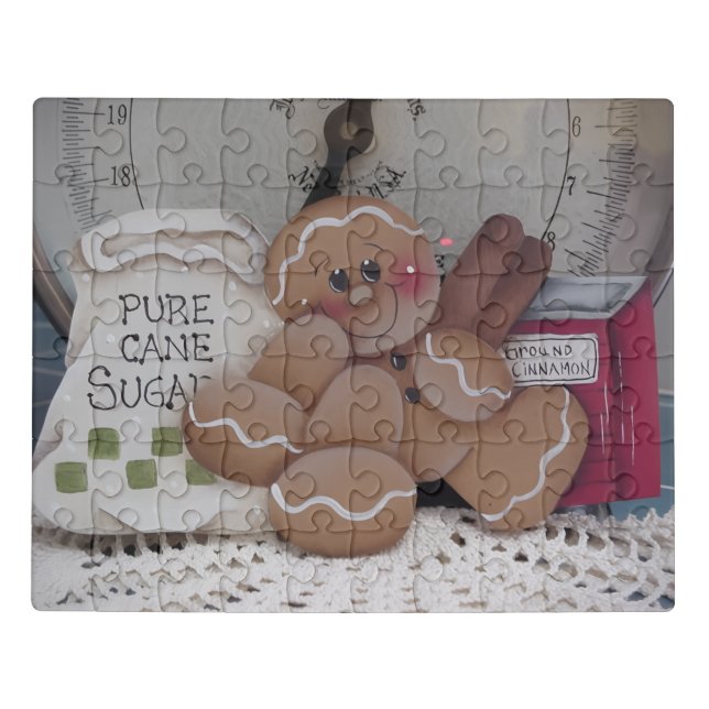 Country Kitchen Gingerbread Jigsaw Puzzle (Puzzle Horizontal)