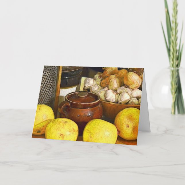 Country Kitchen Note Card (Front)