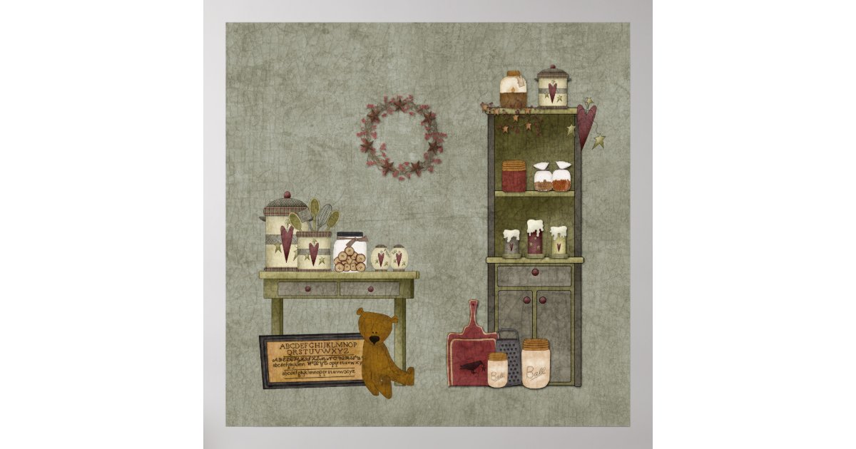 Country Kitchen Poster Zazzle