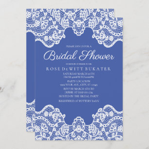 Country Lace Bridal Shower Invitation