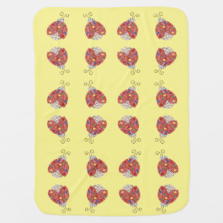 Country Ladybug Baby Blanket