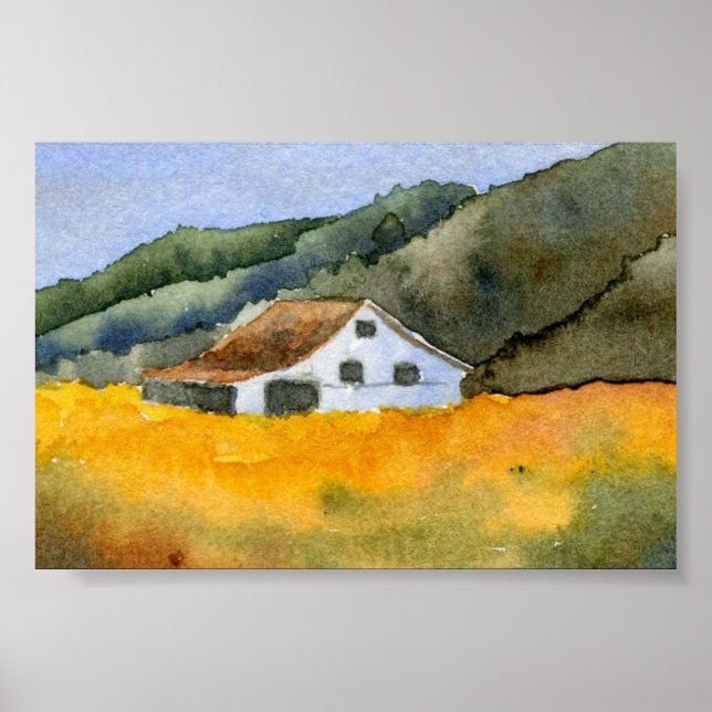 Country Landscape Mini-Poster Poster (Front)