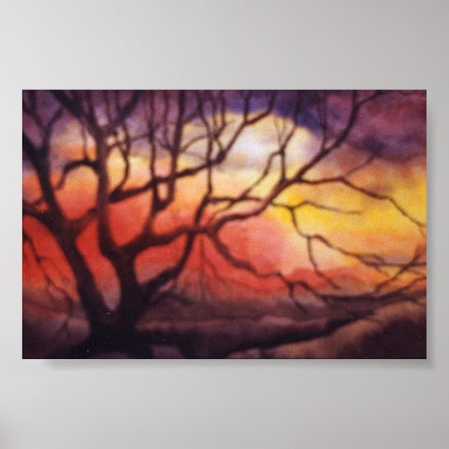 Country Landscape Poster (Front)