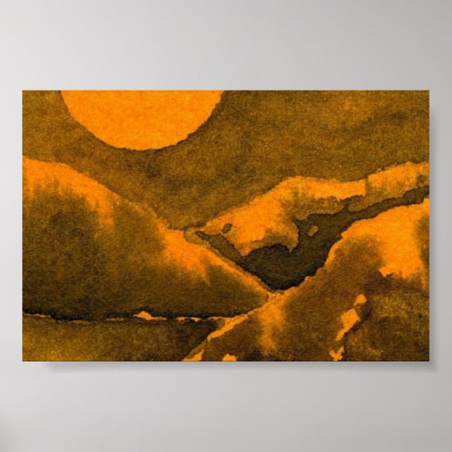 Country Landscape Poster (Front)