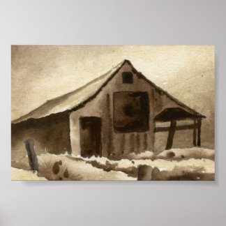 Country Landscape Poster
