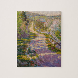 Country Lane by Newell Convers Wyeth Jigsaw Puzzle