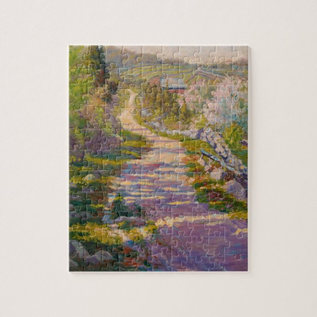 Country Lane by Newell Convers Wyeth Jigsaw Puzzle (Vertical)