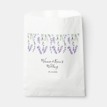 Country Lavender Wedding Favor Bag by MetroEvents at Zazzle