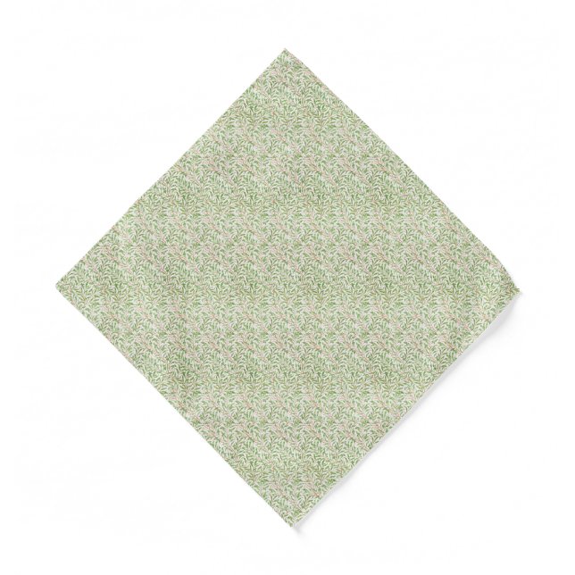 Country Leaf & Branch William Morris Pocket Square Bandana (Front)