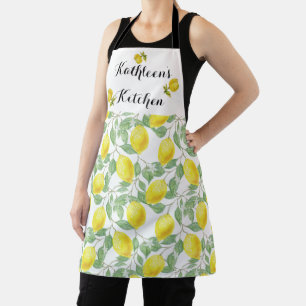 Country Lemon Pattern Apron