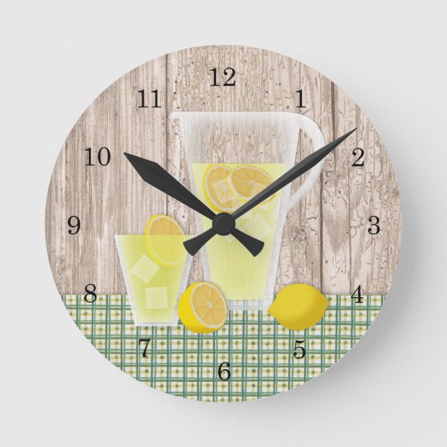 Country Lemonade Wall Clock (Front)