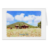Country Life Cabins Watercolor (Front Horizontal)