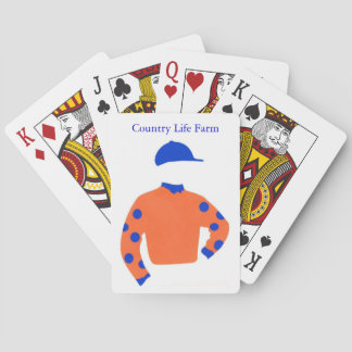 Country Life Farm Silks Playing Cards