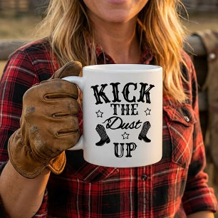 Country Line Dancing Cowgirl Western Cowboy Boots Coffee Mug