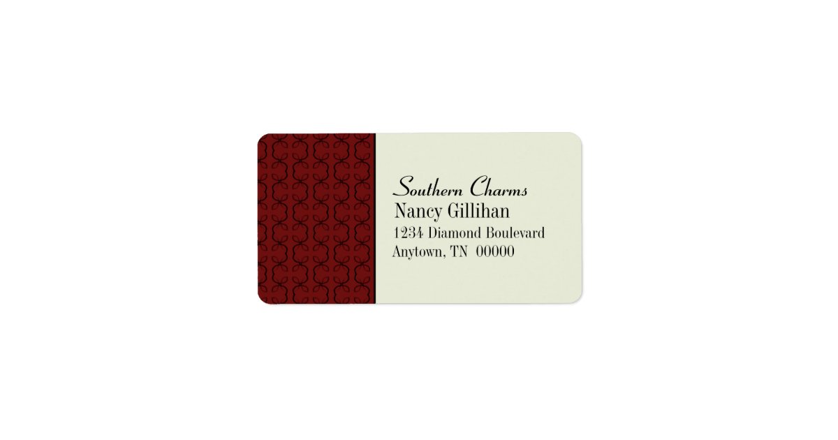 Country Lines Address Labels Zazzle