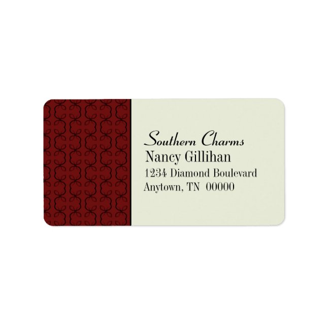 Country Lines Address Labels (Front)