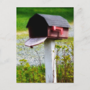 Country Mailbox - We've Moved! Postcard