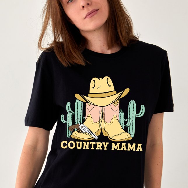 Country Mama Boots Western Mother's Day T-Shirt (Creator Uploaded)