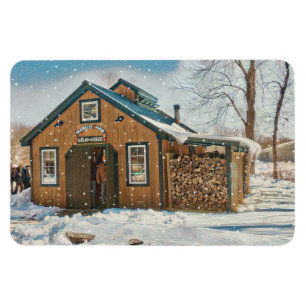 Country Maple Sugar House Magnet