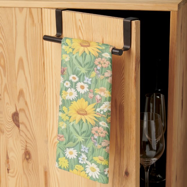 Country Meadow Kitchen Towel (Thirds Fold)