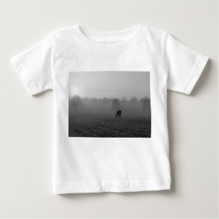 Country Morning Grayscale Baby T-Shirt