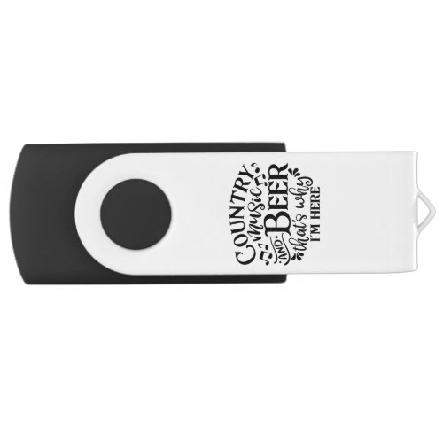 Country Music And Beer Country Music Ideas Flash Drive