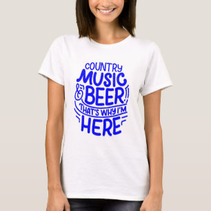Country Music And Beer T-Shirt
