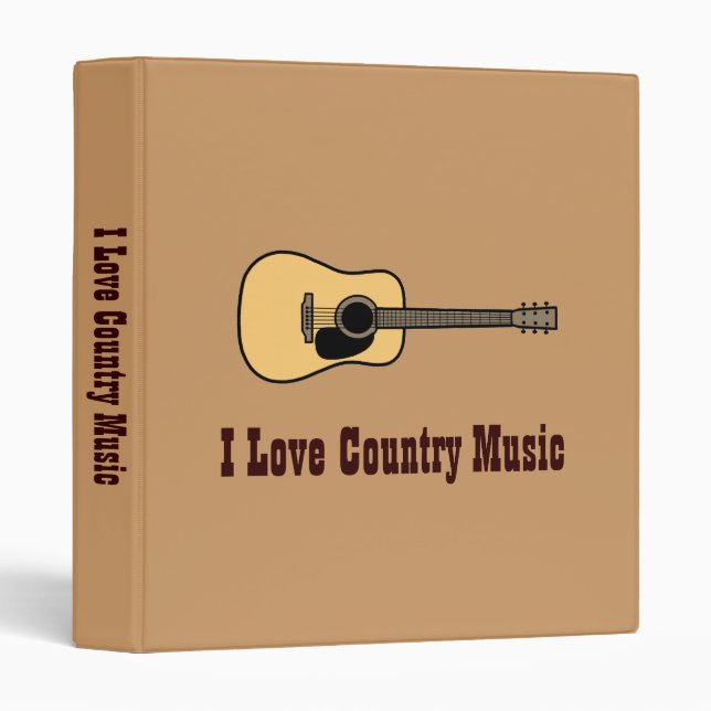 Country Music Binder (Front/Spine)