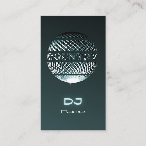Country music DJ Business Card