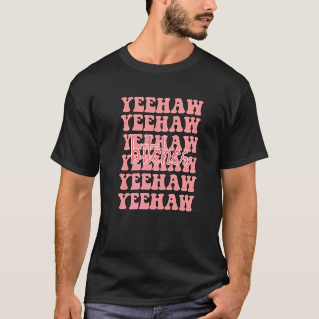 Country Music Festival Western Wear Style Cowgirl  T-Shirt (Front)
