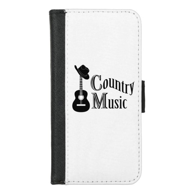Country music iPhone wallet case (Front)