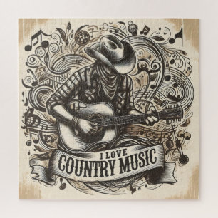 Country music. jigsaw puzzle
