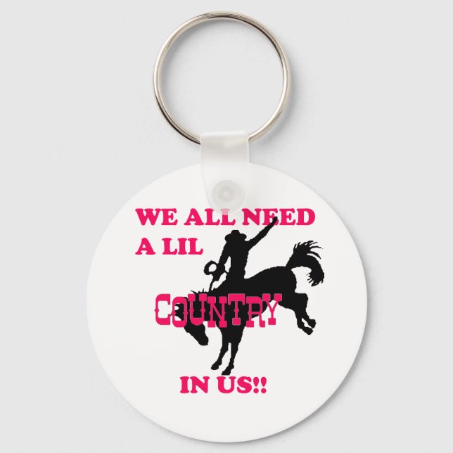 country music keychain (Front)