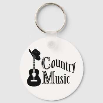 Country Music Keychain by igorsin at Zazzle