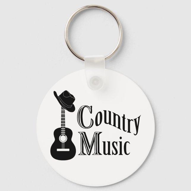 Country music keychain (Front)