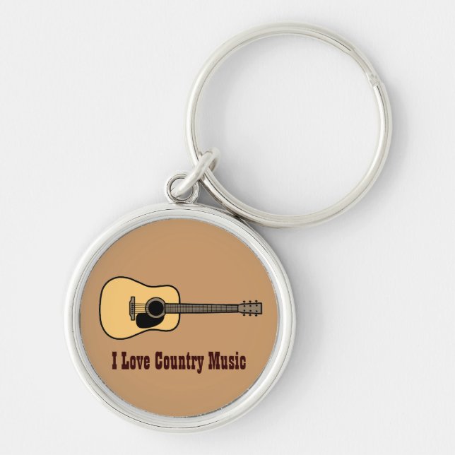Country Music Keychain (Front)