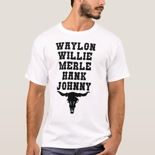 Country Music Legends T_Shirt