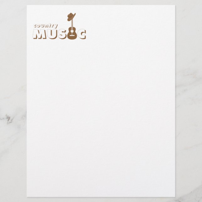 Country music letterhead (Front)