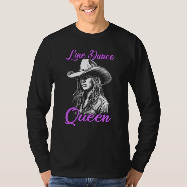 Country Music Line Dancing Line Dance 2 T-Shirt (Front)